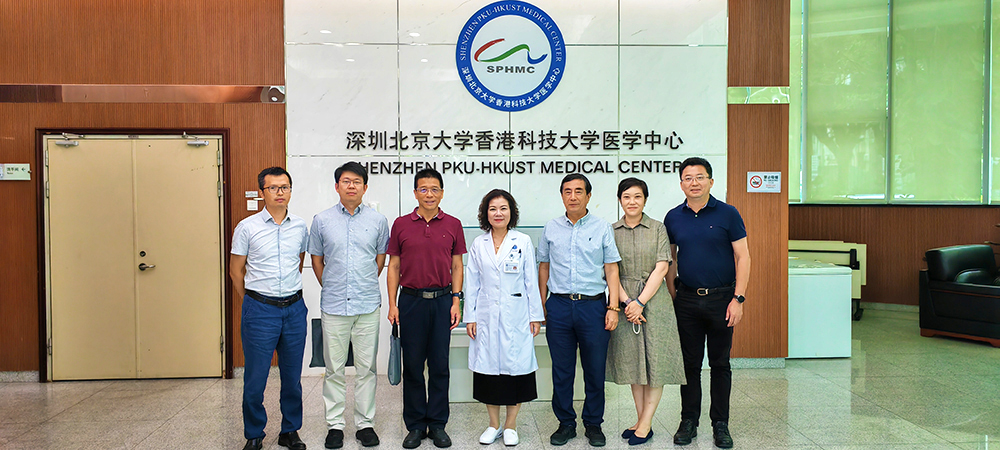 市财政局邓广处长一行来医学中心调研
